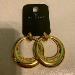 Gold Statement Earrings